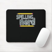 Rechtschreibender Nerd. Funny Statement für Stolz, Mousepad (Mit Mouse)
