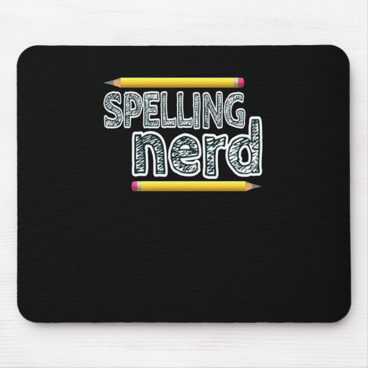 Rechtschreibender Nerd. Funny Statement für Stolz, Mousepad (Vorne)