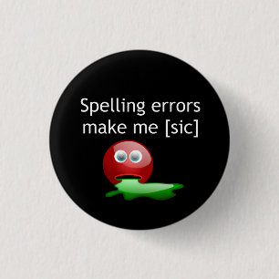 Rechtschreibfehler machen mich zum Grammar-Spaß Button