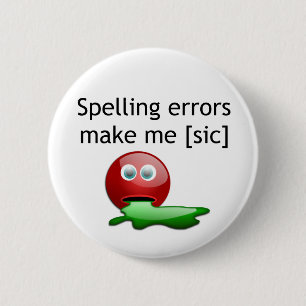 Rechtschreibfehler machen mich zum Grammar-Spaß Button