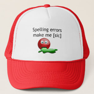 Rechtschreibfehler machen mich zum Grammar-Spaß Truckerkappe