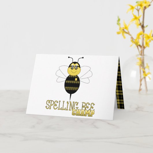 Rechtschreibprüfung Karte (Gelbe Blume)