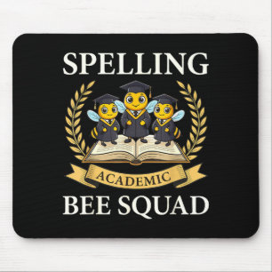 Rechtschreibung akademische Bienenstaffel Schülert Mousepad