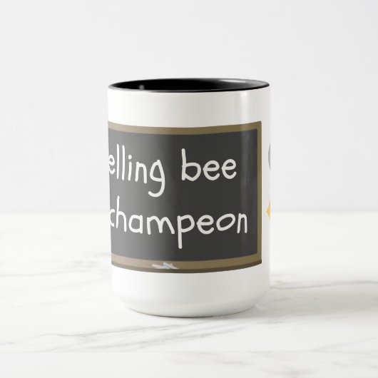 Rechtschreibungs-Biene Champeon Tasse (Zentrum)
