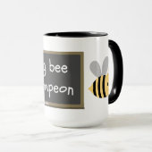 Rechtschreibungs-Biene Champeon Tasse (VorderseiteRechts)