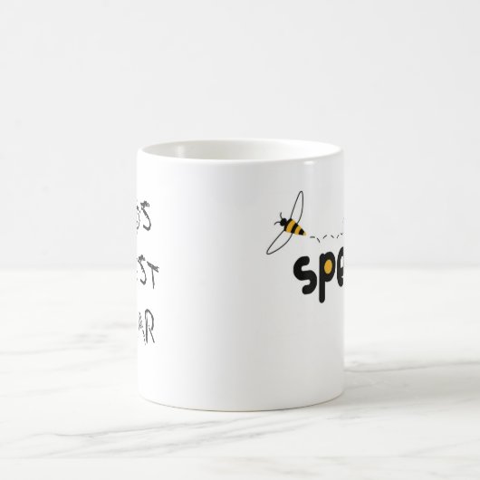 Rechtschreibungs-Bienen-Meister-Tasse Kaffeetasse (Mittel)