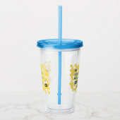 Rechtschreibungs-Bienen-personalisierte Schale Acryltrinkbecher (Rechts)