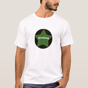 Rechtschreibungs-Stern-T - Shirt