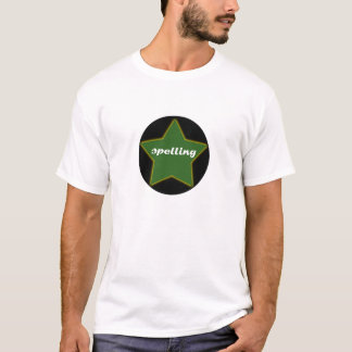 Rechtschreibungs-Stern-T - Shirt