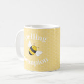 Rechtschreibwettbewerb für Bienen Kaffeetasse (Vorderseite Links)