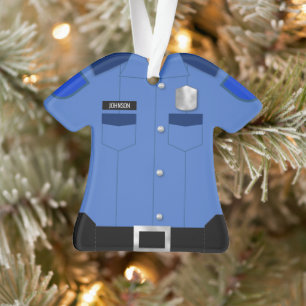 Rechtsdurchsetzung - Blue Uniform Professionalitä Ornament