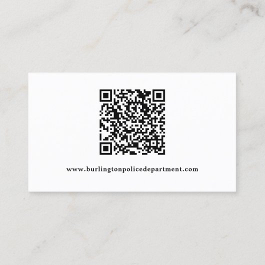 Rechtsdurchsetzung der Logoabteilung für die Zolla Visitenkarte (Rückseite)