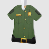 Rechtsdurchsetzung Grüne Uniform Ornament (Vorderseite)