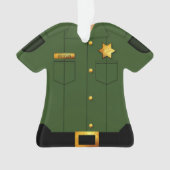 Rechtsdurchsetzung Grüne Uniform Ornament (Vorderseite)