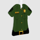 Rechtsdurchsetzung Grüne Uniform Ornament (Vorderseite)