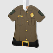 Rechtsdurchsetzung Uniform Brown Professionals Ornament (Vorderseite)