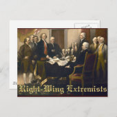 Rechtsextreme Postkarte (Vorne/Hinten)