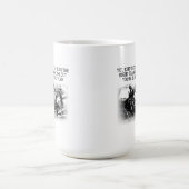 Rechtsfalscher Zug Funny Mug Kaffeetasse (Mittel)