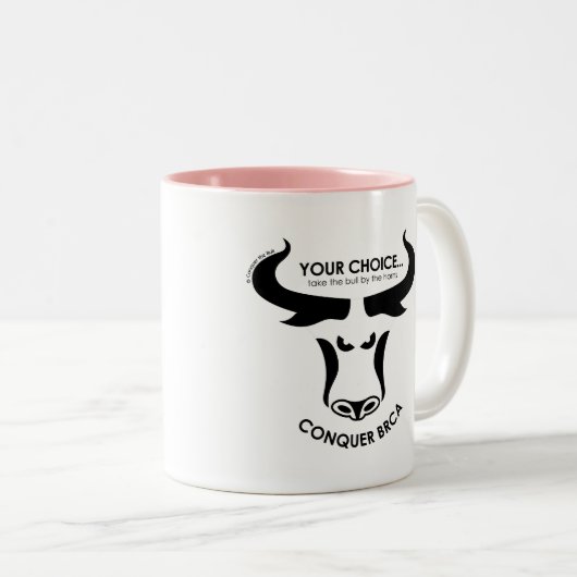 Rechtshändige BRCA Previvor Kaffeetasse (VorderseiteRechts)