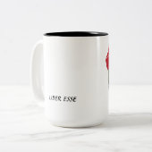 Rechtshändige GROSSE Tasse (Vorderseite Links)