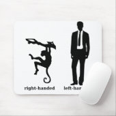 Rechtshändiger Chimp-Verlassen-Hand-Mann-Maus-Pad Mousepad (Mit Mouse)