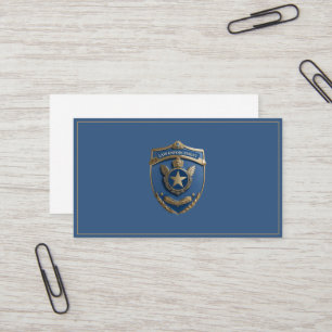 Rechtshilfepolizei stellvertretender Sheriff Abtei Visitenkarte