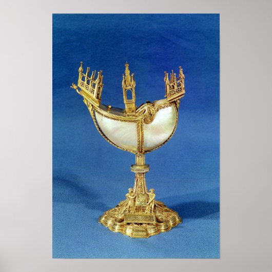 Rechtsinhaber in Form eines Bootes Poster (Vorne)