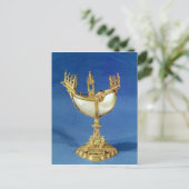 Rechtsinhaber in Form eines Bootes Postkarte (Stehend Vorderseite)