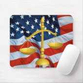 RECHTSKALA UND JUSTIZ MOUSEPAD (Mit Mouse)