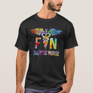 Rechtsmedizinische Krankenschwester Tie Dye Korrek T-Shirt