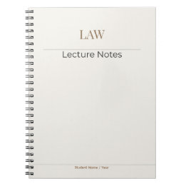 Rechtsnotizbuch – Minimale akademische Edition Notizblock