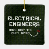 Rechtspark für Elektroingenieur Keramikornament (Rückseite)