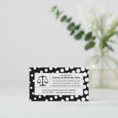 Rechtsskala Visitenkarte (Stehend Vorderseite)