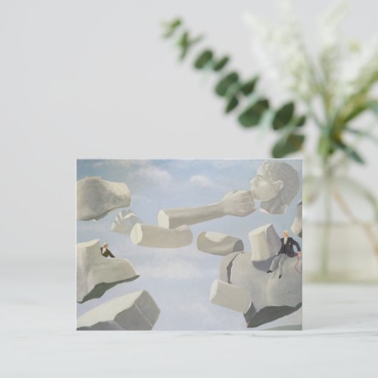 Rechtsstreit-Ärger Postkarte (Stehend Vorderseite)