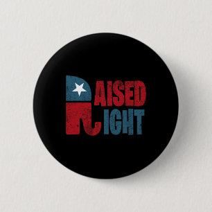 Rechtzeitig Republikanischer Elefant Wählt Republi Button