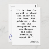 Rechtzeitige Erinnerung, demokratische Abstimmung! Postkarte (Vorne/Hinten)