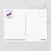 Rechtzeitige Erinnerung, demokratische Abstimmung! Postkarte (Rückseite)
