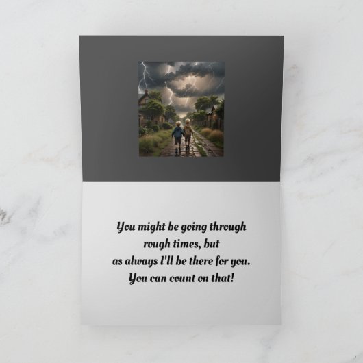 RECHTZEITKARTE DANKESKARTE (Innenseite)