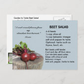 Recia Rübensalat Postkarte (Vorne/Hinten)