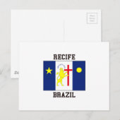 Recife Brasilien Postkarte (Vorne/Hinten)