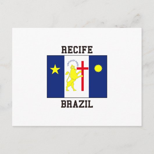 Recife Brasilien Postkarte (Vorderseite)