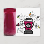 Recipe Apple Carrot Postkarte (Vorderseite)