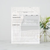 Recipe Binder Beilage (Stehend Vorderseite)