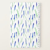 Recipe Book (14 x 21,6cm) - Lavender Pattern Notizblock (Rückseite)