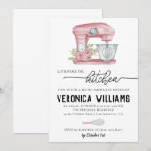 Recipe Bridal Dusche Einladung (Vorne/Hinten)