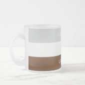 Recipe cappuccino Kaffee | Textentwurf Mattglastasse (Links)