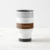 Recipe cappuccino Kaffee | Textentwurf Reisebecher (Mittel)