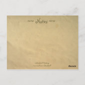 Recipe-Card-Eier Postkarte (Rückseite)