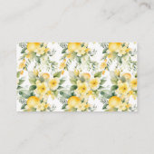 Recipe Card Positano Amalfi Vespa Brautparty Begleitkarte (Rückseite)