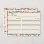 Recipe Cards für Zucker und Gewürze Ankündigungspostkarte (Vorne/Hinten)